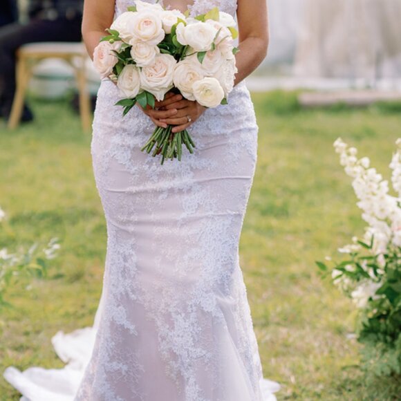 Mira Zwillinger Couture Timmy Bridal Dress Size 40/42 - Picture 6 of 16